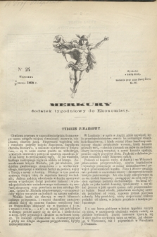 Merkury : dodatek tygodniowy do Ekonomisty. 1868, nr 24 (17 czerwca)
