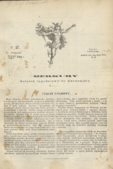 Merkury : dodatek tygodniowy do Ekonomisty. 1868, nr 27 (8 lipca)