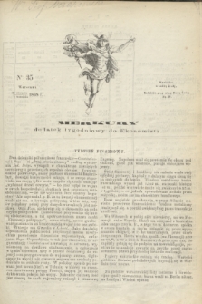 Merkury : dodatek tygodniowy do Ekonomisty. 1868, nr 35 (2 września)