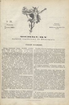 Merkury : dodatek tygodniowy do Ekonomisty. 1868, nr 51 (23 grudnia)