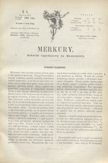 Merkury : dodatek tygodniowy do Ekonomisty. 1869, N. 6 (10 lutego)