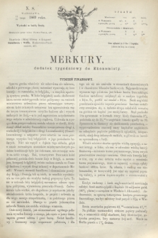 Merkury : dodatek tygodniowy do Ekonomisty. 1869, N. 8 (24 lutego)