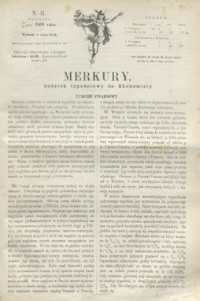 Merkury : dodatek tygodniowy do Ekonomisty. 1869, N. 51 (22 grudnia)