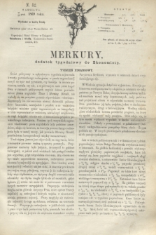 Merkury : dodatek tygodniowy do Ekonomisty. 1869, N. 52 (29 grudnia)