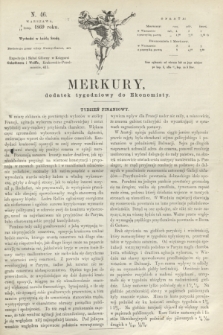 Merkury : dodatek tygodniowy do Ekonomisty. 1869, N. 46 (17 listopada)