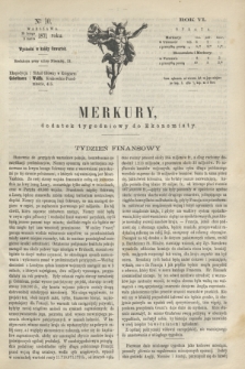 Merkury : dodatek tygodniowy do Ekonomisty. R.6, № 10 (9 marca 1871)