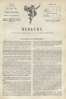 Merkury : dodatek tygodniowy do Ekonomisty. R.6, № 15 (13 kwietnia 1871)