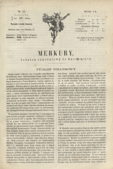 Merkury : dodatek tygodniowy do Ekonomisty. R.6, № 30 (27 lipca 1871)