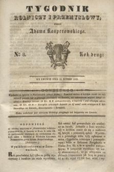 Tygodnik Rolniczy i Przemysłowy. R.2, Ner 8 (18 lutego 1839)