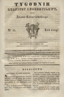 Tygodnik Rolniczy i Przemysłowy. R.2, Ner 11 (11 marca 1839)