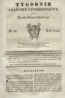 Tygodnik Rolniczy i Przemysłowy. R.2, Ner 28 (8 lipca 1839)