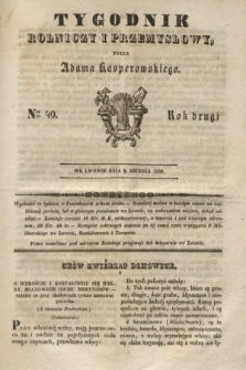 Tygodnik Rolniczy i Przemysłowy. R.2, Ner 49 (2 grudnia 1839)