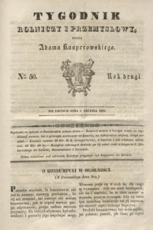Tygodnik Rolniczy i Przemysłowy. R.2, Ner 50 (9 grudnia 1839)