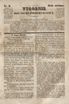 Tygodnik Rolniczo-Przemysłowy. R.7, Nro. 9 (26 lutego 1844)