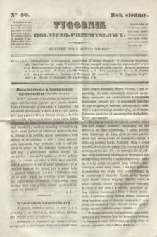 Tygodnik Rolniczo-Przemysłowy. R.7, Nro. 50 (9 grudnia 1844)