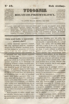 Tygodnik Rolniczo-Przemysłowy. R.7, Nro. 52 (23 grudnia 1844)