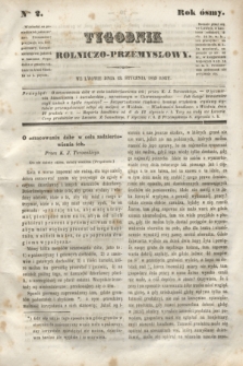 Tygodnik Rolniczo-Przemysłowy. R.8, Nro. 2 (13 stycznia 1845)