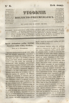 Tygodnik Rolniczo-Przemysłowy. R.8, Nro. 6 (10 lutego 1845)