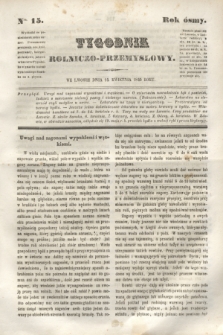 Tygodnik Rolniczo-Przemysłowy. R.8, Nro. 15 (14 kwietnia 1845)