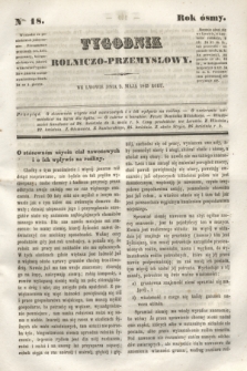 Tygodnik Rolniczo-Przemysłowy. R.8, Nro. 18 (5 maja 1845) + dod.