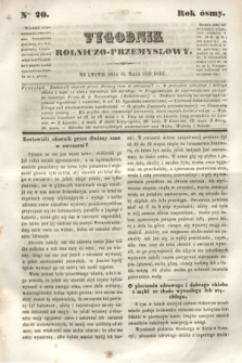 Tygodnik Rolniczo-Przemysłowy. R.8, Nro. 20 (19 maja 1845)