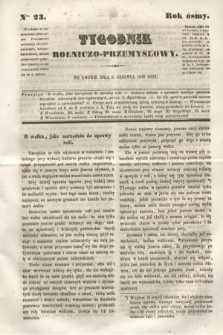 Tygodnik Rolniczo-Przemysłowy. R.8, Nro. 23 (9 czerwca 1845)