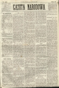 Gazeta Narodowa. 1872, nr 257