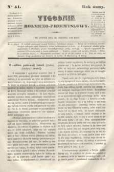 Tygodnik Rolniczo-Przemysłowy. R.8, Nro. 51 (22 grudnia 1845)