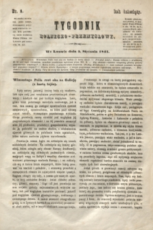 Tygodnik Rolniczo-Przemysłowy. R.10, nr 1 (5 stycznia 1847) + wkładka