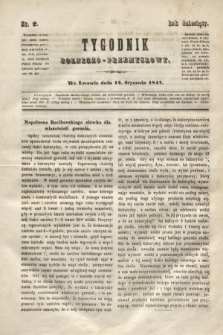 Tygodnik Rolniczo-Przemysłowy. R.10, nr 2 (12 stycznia 1847)