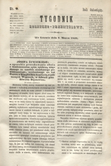 Tygodnik Rolniczo-Przemysłowy. R.10, nr 9 (2 marca 1847) + wkładka