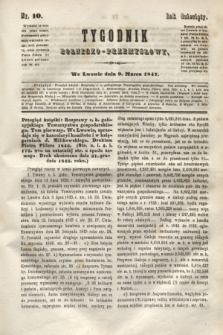 Tygodnik Rolniczo-Przemysłowy. R.10, nr 10 (9 marca 1847)