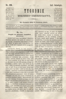 Tygodnik Rolniczo-Przemysłowy. R.10, nr 23 (8 czerwca 1847)