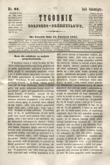Tygodnik Rolniczo-Przemysłowy. R.10, nr 24 (15 czerwca 1847)