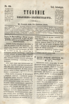 Tygodnik Rolniczo-Przemysłowy. R.10, nr 25 (22 czerwca 1847)