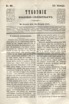 Tygodnik Rolniczo-Przemysłowy. R.10, nr 32 (10 sierpnia 1847)