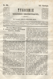Tygodnik Rolniczo-Przemysłowy. R.10, nr 38 (21 września 1847) + wkładka