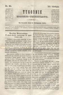 Tygodnik Rolniczo-Przemysłowy. R.10, nr 45 (9 listopada 1847)