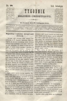 Tygodnik Rolniczo-Przemysłowy. R.10, nr 48 (30 listopada 1847)