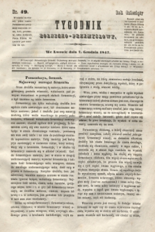 Tygodnik Rolniczo-Przemysłowy. R.10, nr 49 (7 grudnia 1847)