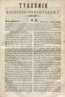 Tygodnik Rolniczo-Przemysłowy. R.11, nr 24 (17 czerwca 1848)
