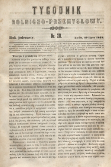Tygodnik Rolniczo-Przemysłowy. R.11, nr 30 (29 lipca 1848)