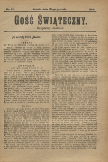 Gość Świąteczny : bezpłatny dodatek. 1913, nr 50 (13 grudnia)