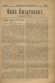 Gość Świąteczny : bezpłatny dodatek. 1916, nr 40 (30 września)