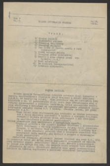 Polska Informacja Prasowa. R.5, nr 15 (14 kwietnia 1944)