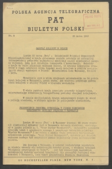 Biuletyn Polski. 1943, nr 5 (26 marca)