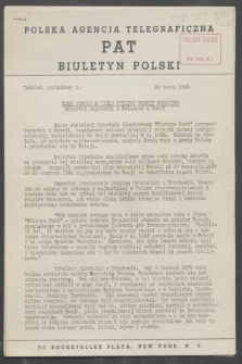 Biuletyn Polski. 1943 (24 marca) - Dodatek Artykułowy 1