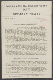 Biuletyn Polski. 1943 (2 kwietnia) - Dodatek Artyk. 3