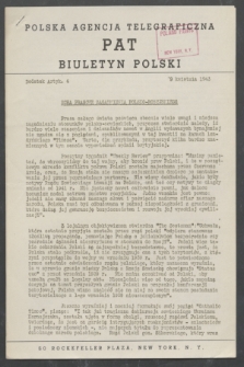 Biuletyn Polski. 1943 (9 kwietnia) - Dodatek Artyk. 4