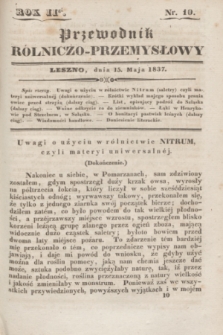 Przewodnik rólniczo-przemysłowy. R.2, No. 10 (15 maja 1837)